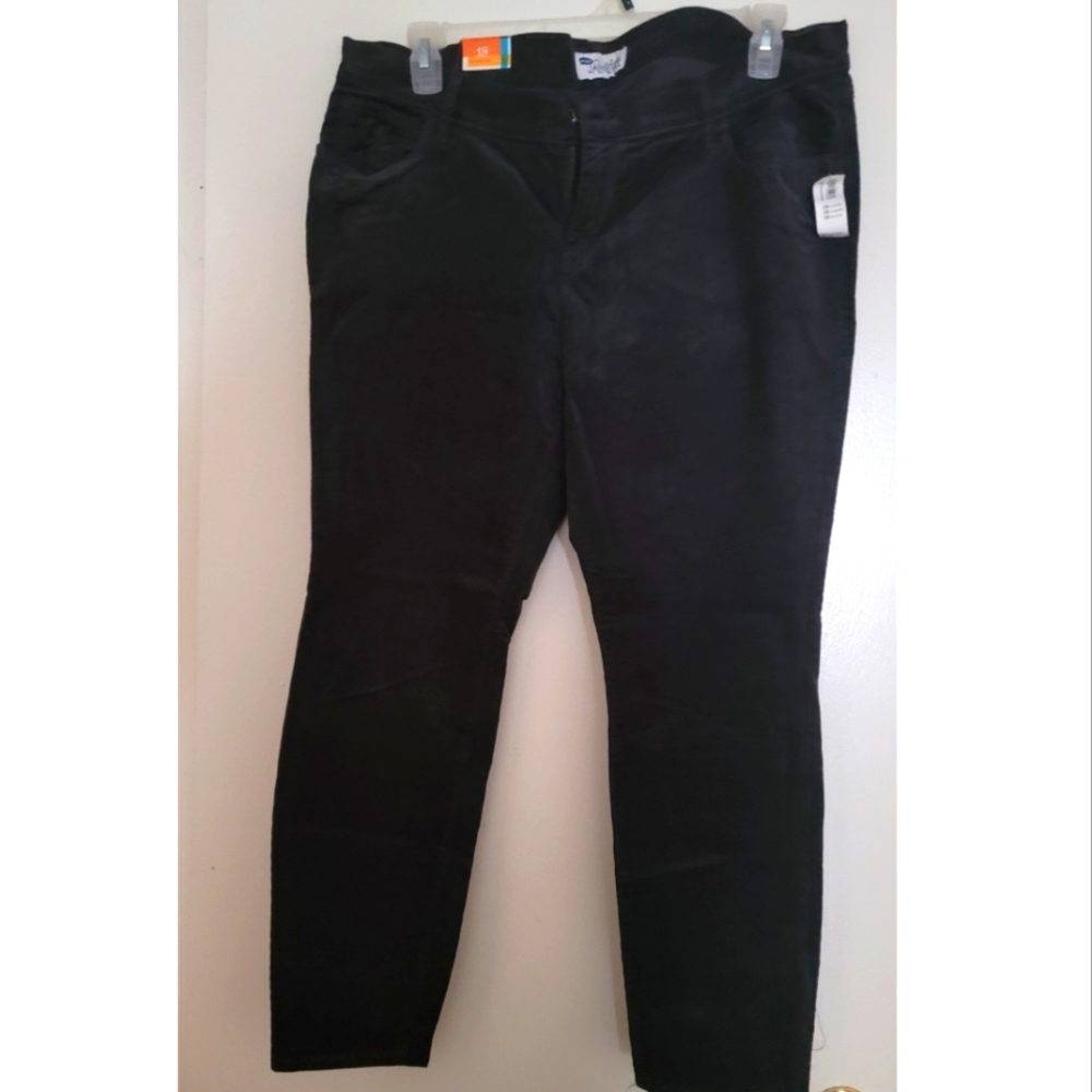 Old Navy Rockstar corduroy jeans size 18 Navy blue